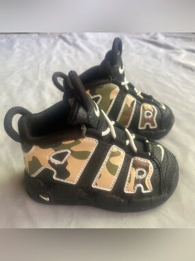 Nike Air More Uptempo QS (TD) Size 5c Baby Shoes